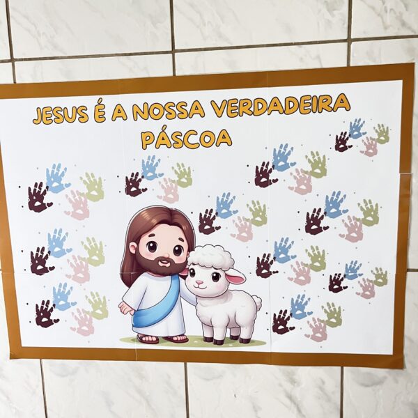 Painel Jesus nossa verdadeira páscoa